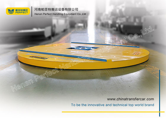 1t Heavy Load Electric Handling Bogie Turntable On Rail For Factories