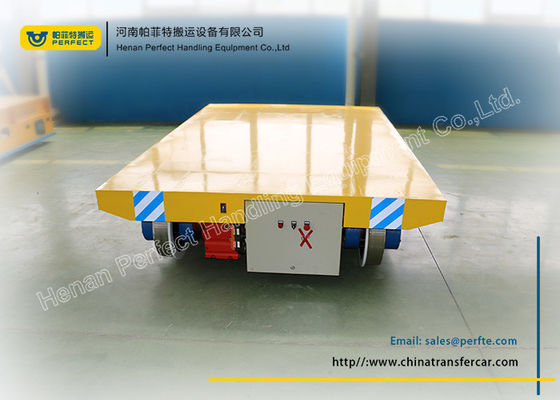 Electric Cable Reel Powered 30m/Min Rail Transfer Car With Remote Control