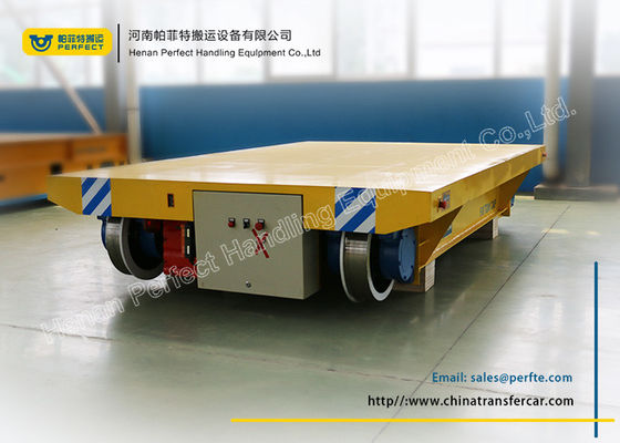 Customization Electric Rail Transfer Cart For Industrial Light Material Transportation