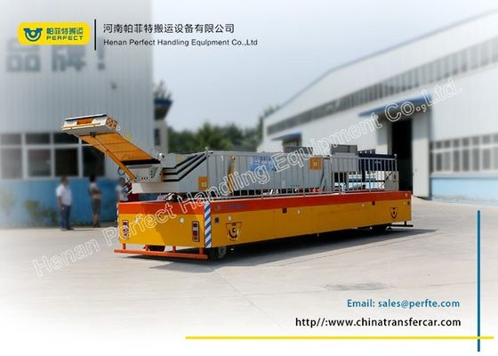 Motorized Electric 300t Battery Transfer Cart Material Handling Equipment