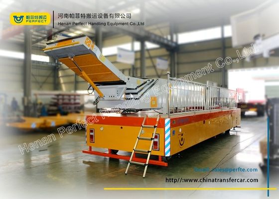 Motorized Electric 300t Battery Transfer Cart Material Handling Equipment