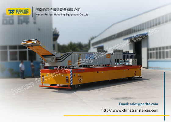 Trackless Battery Power Q235B Material Transfer Trolley For Paper Making