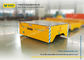 Foundry Plant Material Handling Trolley / Motorized Rail Cart On Epoxy Flooring
