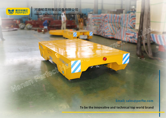 Wide Platform Industrial Transfer Trolley With Steel Box Girder Structure