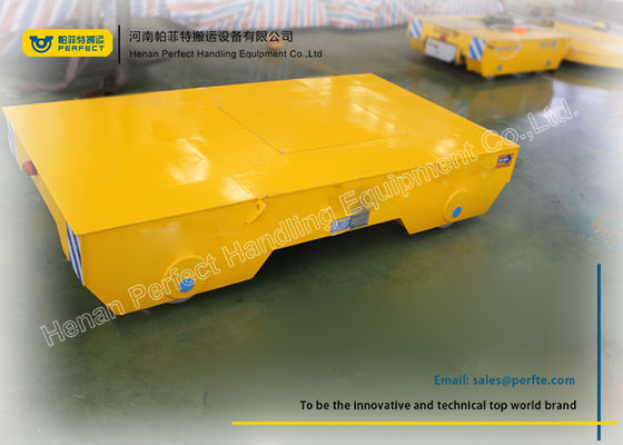 Wide Platform Industrial Transfer Trolley With Steel Box Girder Structure