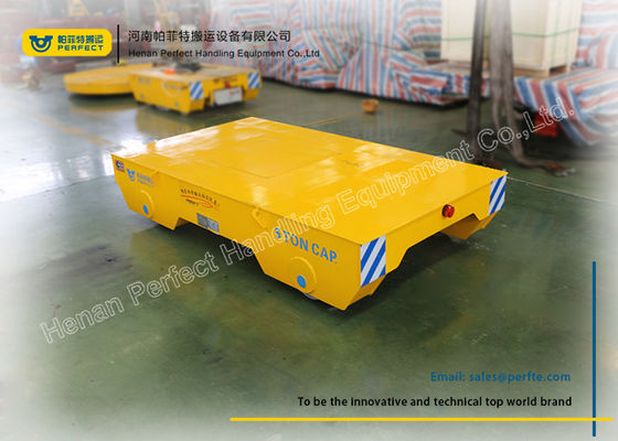 Wide Platform Industrial Transfer Trolley With Steel Box Girder Structure