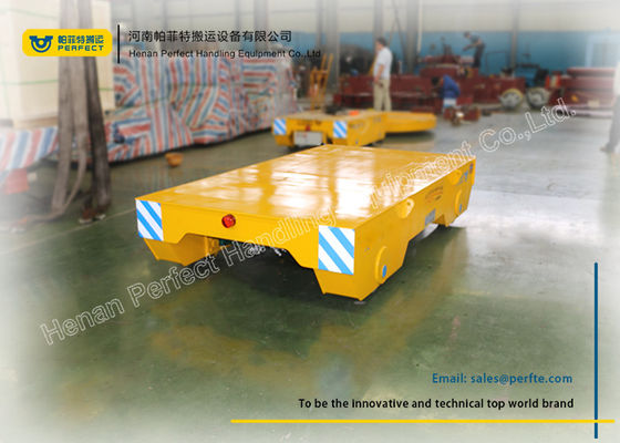 Wide Platform Industrial Transfer Trolley With Steel Box Girder Structure