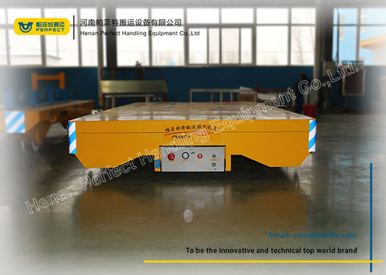 Storaged Battery Industrial Transfer Trolley / Material Transfer Cart