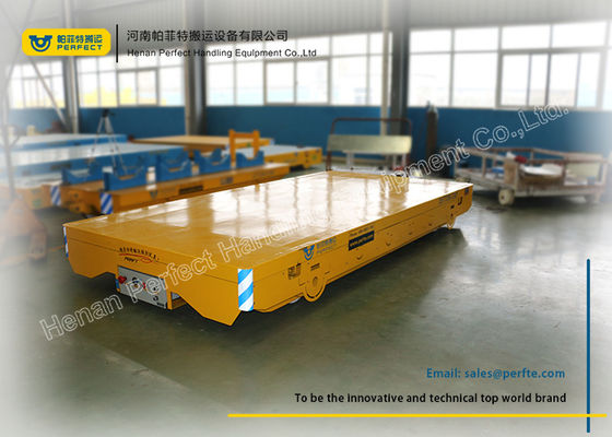 Storaged Battery Industrial Transfer Trolley / Material Transfer Cart