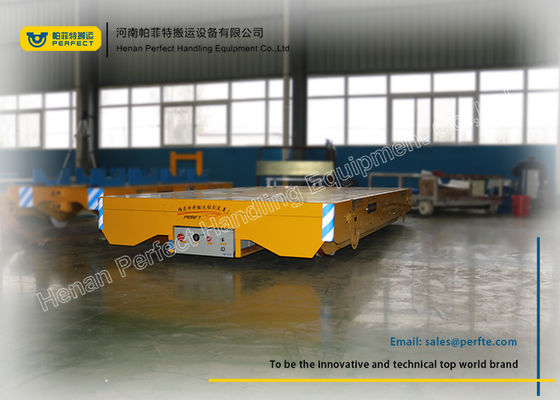 Storaged Battery Industrial Transfer Trolley / Material Transfer Cart