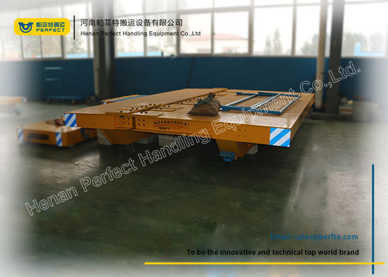 Detachable Steel Electric Heavy Duty Plant Trailer / Rail Transfer Trolley