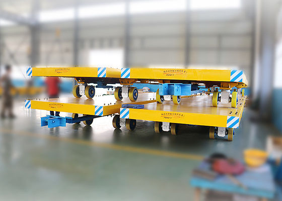 Basic Metals Heavy Duty Plant Trailer / Material Transfer Trolley Simple Structure