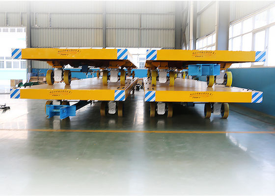 Basic Metals Heavy Duty Plant Trailer / Material Transfer Trolley Simple Structure