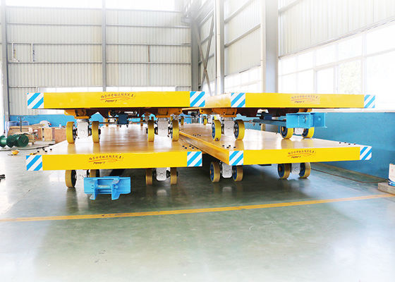 Basic Metals Heavy Duty Plant Trailer / Material Transfer Trolley Simple Structure