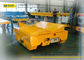 15 Ton Yellow Coil Transfer Trolley / Heavy Load Cart With Four Wheels