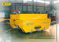 15 Ton Yellow Coil Transfer Trolley / Heavy Load Cart With Four Wheels