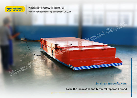 Heat Resistant Industrial Transfer Trolley Trackless Steerable Turning Automated