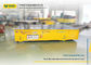 30 Ton Yellow Electric Trailer Trolley / Rail Transfer Cart Storage Battery