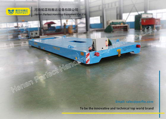 Automation Operation Heavy Duty Plant Trailer / Motor Material Transfer Trolley