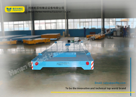 Automation Operation Heavy Duty Plant Trailer / Motor Material Transfer Trolley