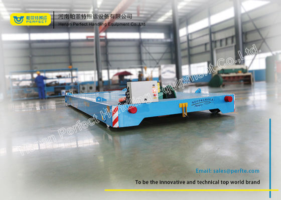 Automation Operation Heavy Duty Plant Trailer / Motor Material Transfer Trolley