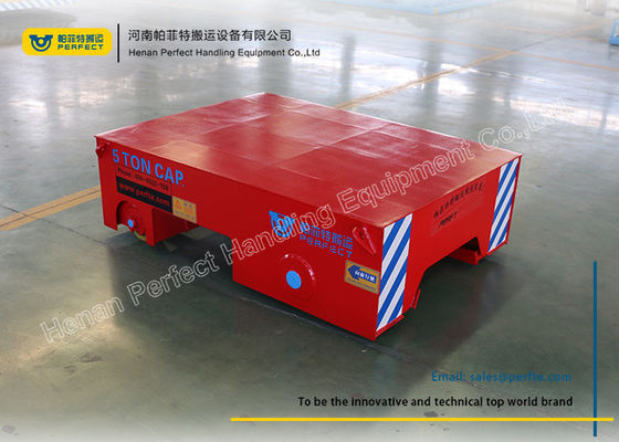 5 Ton Load Motorised Transfer Trolley For Short Distance Transportation