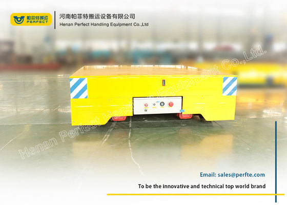 No Rail Material Transfer Cart Wireless Control For Warehouse Transport