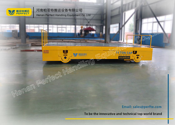 Mould Heavy Duty Plant Trailer Electric Building Site Track Bogie Handling Vehicle