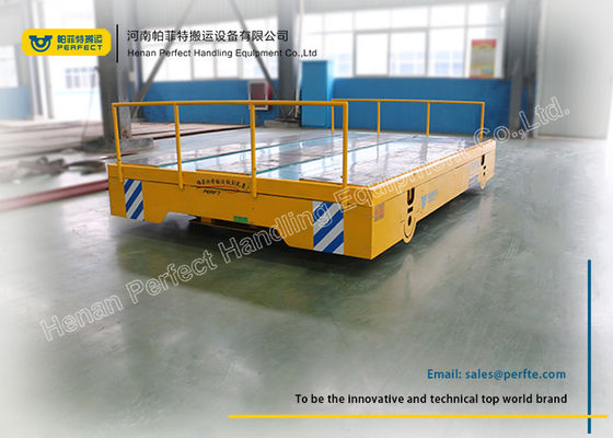 Mould Heavy Duty Plant Trailer Electric Building Site Track Bogie Handling Vehicle