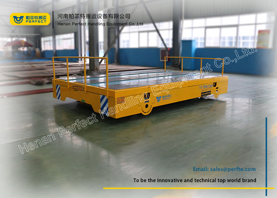 Mould Heavy Duty Plant Trailer Electric Building Site Track Bogie Handling Vehicle