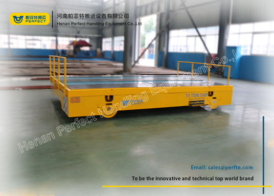 Mould Heavy Duty Plant Trailer Electric Building Site Track Bogie Handling Vehicle