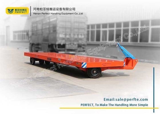 Cargo Transfer Heavy Duty Flatbed Trailer Flexible Working For Small Space