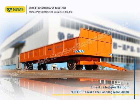 Solid Tyre Heavy Duty Plant Trailer 1 Ton - 100 Tons Large Load Capacity