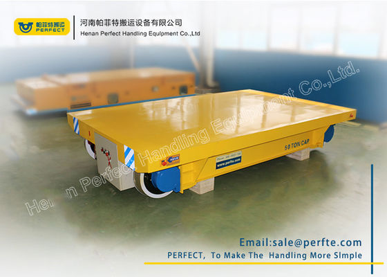 50 Ton Cable Drum Industrial Transfer Trolley For Heavy Industrial Materials