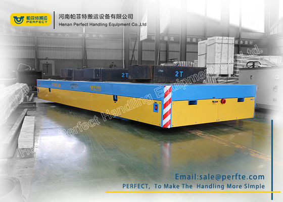 Trackless Transfer Bogie Electric Trailer Trolley Low Noise Easy Operation