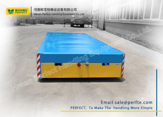 Trackless Transfer Bogie Electric Trailer Trolley Low Noise Easy Operation