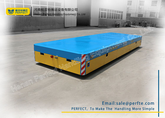 Trackless Transfer Bogie Electric Trailer Trolley Low Noise Easy Operation