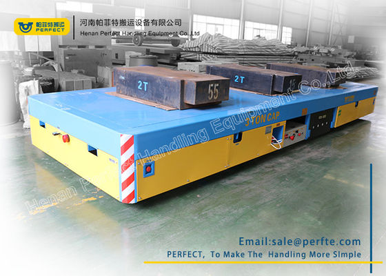 Trackless Transfer Bogie Electric Trailer Trolley Low Noise Easy Operation