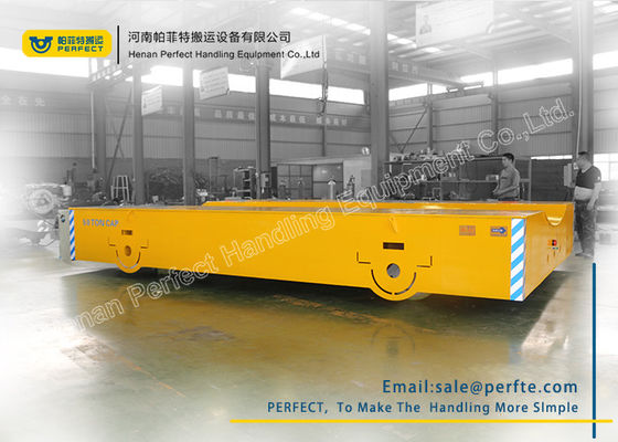 50 Ton Die Transfer Cart Trackless Material Transportation Polyurethane Coated Wheel