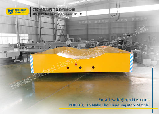 50 Ton Die Transfer Cart Trackless Material Transportation Polyurethane Coated Wheel