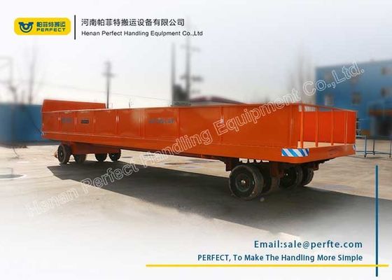 Orange Heavy Duty Plant Trailer Customized Load Capacity For Cargo Shipment