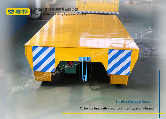 Steel Rail Towed Cable Industrial Transfer Trolley For 1-300 Ton Transportation