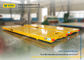 No Power Rail Mounted Towed Pallet Transfer Carts , Cargo Rail Transfer Trolley