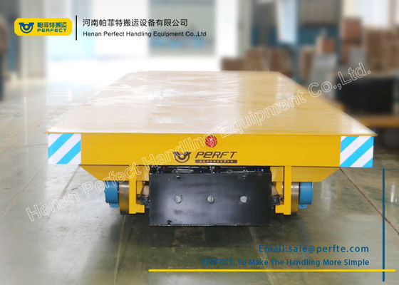 Anti-Explosion Industrial Transfer Trolley , Hot Rolled Coil Transfer Railway Platform Battery Cart