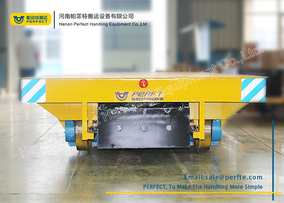 Anti-Explosion Industrial Transfer Trolley , Hot Rolled Coil Transfer Railway Platform Battery Cart