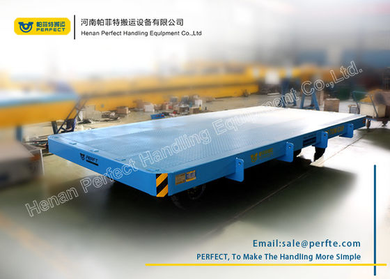 Heat-Resistant Heavy Duty Plant Trailer , 8 Wheels Container Transfer Platform