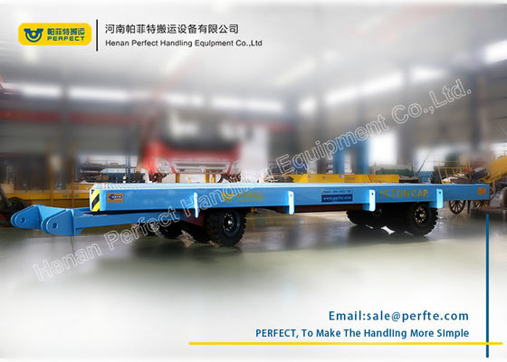 Heat-Resistant Heavy Duty Plant Trailer , 8 Wheels Container Transfer Platform