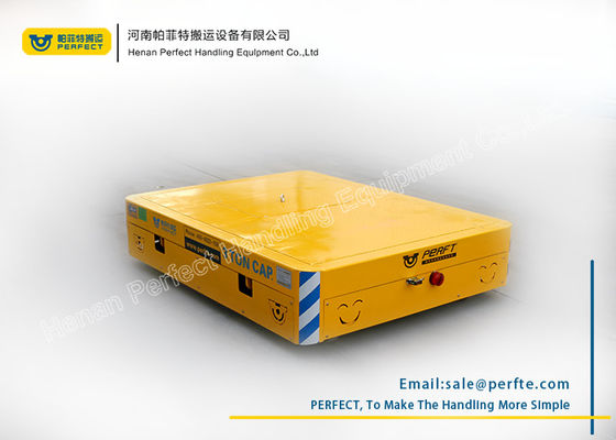 Aluminum Rolling Car Electric Industrial Transfer Trolley in Assembly PLC Control