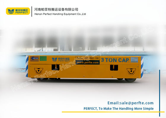 Aluminum Rolling Car Electric Industrial Transfer Trolley in Assembly PLC Control