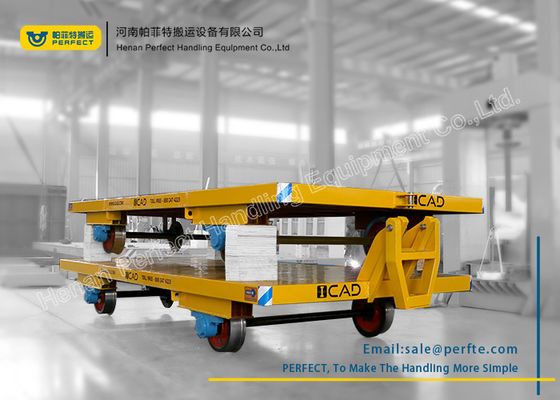 Custom Heavy Duty Flatbed Trailer With Cast Steel Wheel For Industry